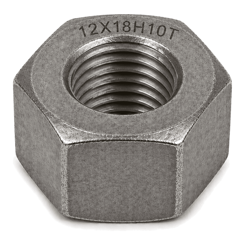 Гайка М20 ст. 12Х18Н10Т ГОСТ 5915-70/ISO 4032 Б/П