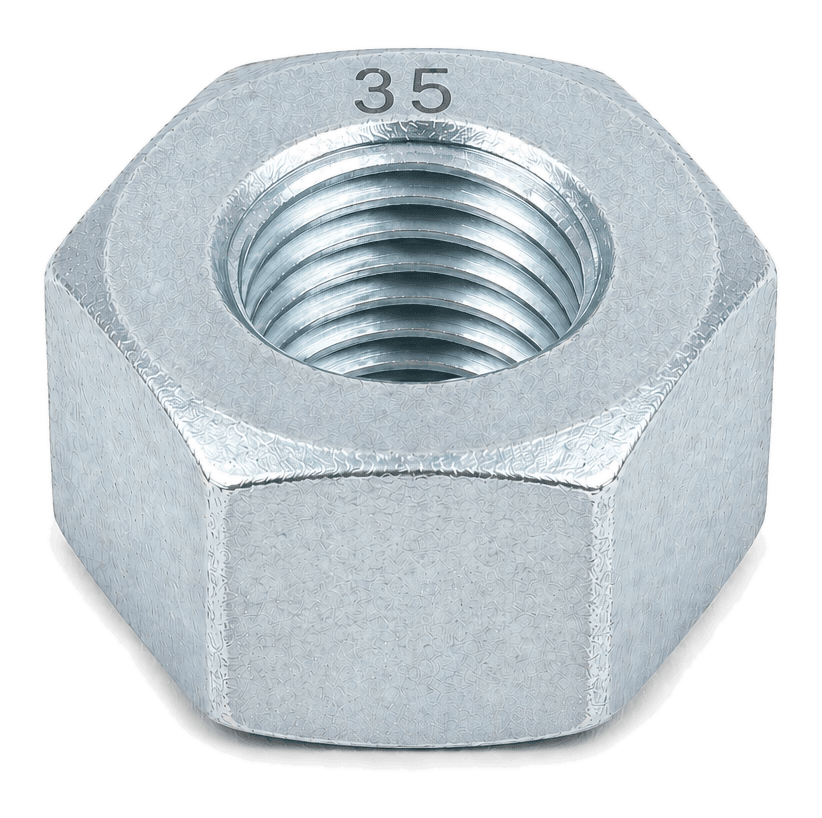 Гайка М24 ст.35 ГОСТ 15525-70 оц. сталь